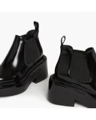 Chelsea boots en Cuir Montresor noires - Talon 6 cm