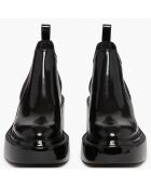 Chelsea boots en Cuir Montresor noires - Talon 6 cm