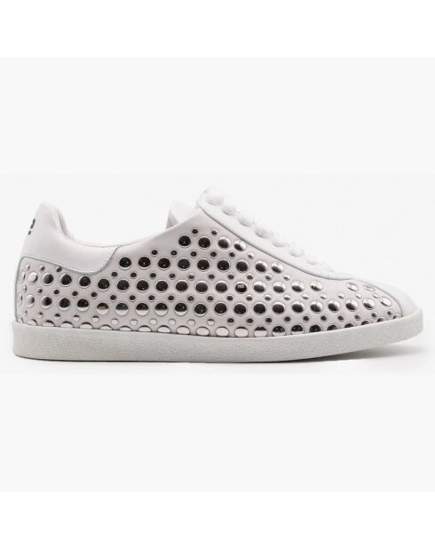 Sneakers en Cuir Pujols blanches