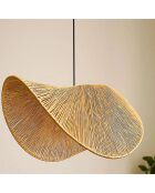 Lustre BK075 jaune moutarde - 50x18 cm
