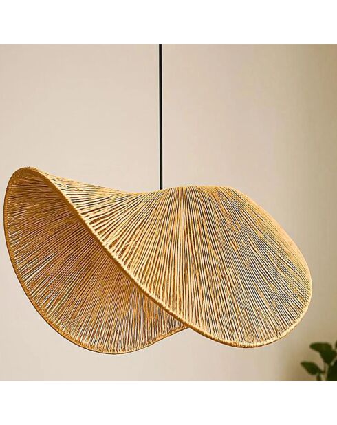 Lustre BK075 jaune moutarde - 50x18 cm