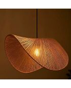 Lustre BK075 jaune moutarde - 50x18 cm