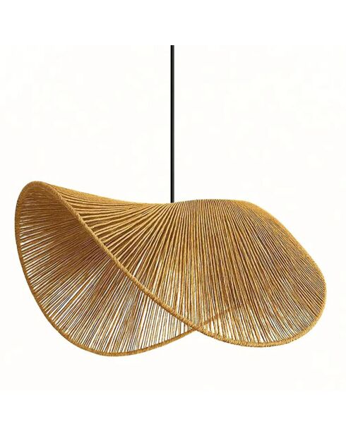 Lustre BK075 jaune moutarde - 50x18 cm