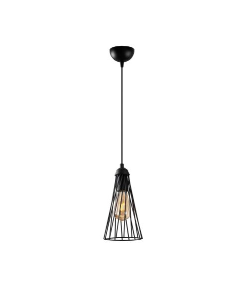 Suspension Gridus noire - 14x14x124 cm