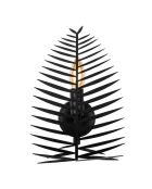 Applique murale Leaf noire - 20x30x8 cm