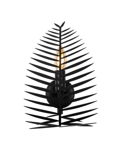 Applique murale Leaf noire - 20x30x8 cm