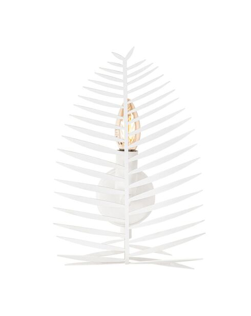Lampada da parete Leaf bianca - 20x30x8 cm