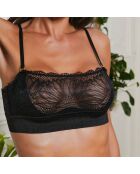 Soutien-gorge bandeau Lisa noir
