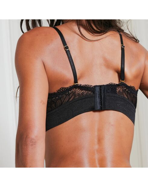 Soutien-gorge bandeau Lisa noir