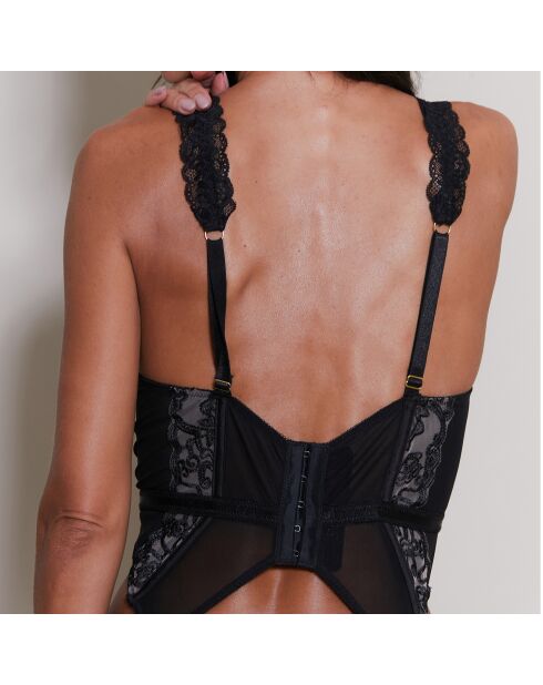 Soutien-gorge Bustier Yuna noir