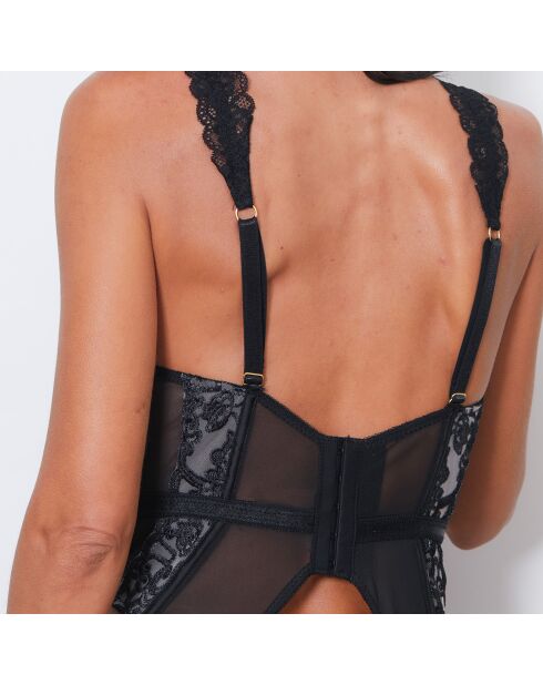 Soutien-gorge Bustier Yuna noir