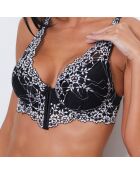 Soutien-gorge paddé Maco noir/blanc