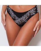 Tanga Maco noir/blanc