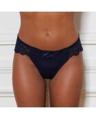 3 Tangas Celeste noir/ivoire/bleu marine