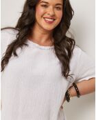 Top Zipo blanc