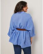 Chemise 100% Lin Senda indigo