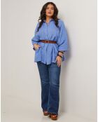 Chemise 100% Lin Senda indigo