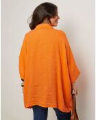 Chemise 100% Lin Senda orange