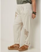 Albane beige broek