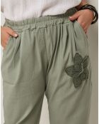 Pantalones caqui Albane