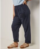 Marineblauwe broek Albane
