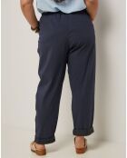 Marineblauwe broek Albane
