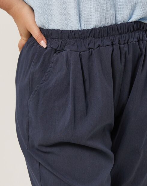 Marineblauwe broek Albane
