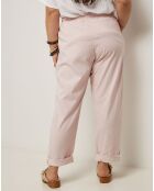 Albane oudroze broek