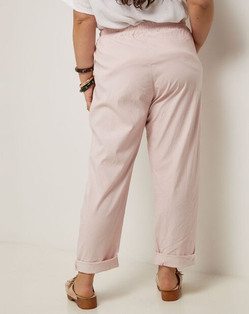 Albane oudroze broek