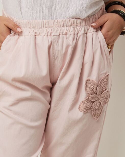 Albane oudroze broek