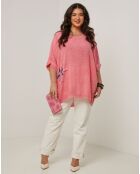 Top en Coton & Lin Catherine corail