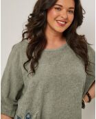 Top en Coton & Lin Catherine kaki