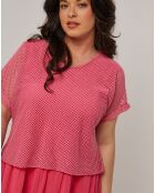 Robe en Coton & Lin Zoe rose