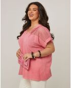 Top en Coton & Lin Vanda rose