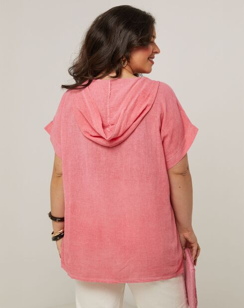 Top en Coton & Lin Vanda rose