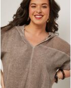 Top en Coton & Lin Vanda taupe