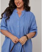 Robe 100% Lin Ariane indigo