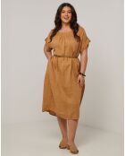 Robe 100% Lin Ranya camel