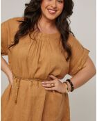 Robe 100% Lin Ranya camel