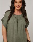 Robe 100% Lin Ranya kaki