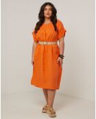 Robe 100% Lin Ranya orange