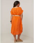Robe 100% Lin Ranya orange