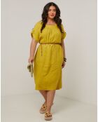 Robe 100% Lin Ranya safran
