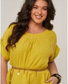 Robe 100% Lin Ranya safran