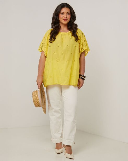 Top Berenice jaune