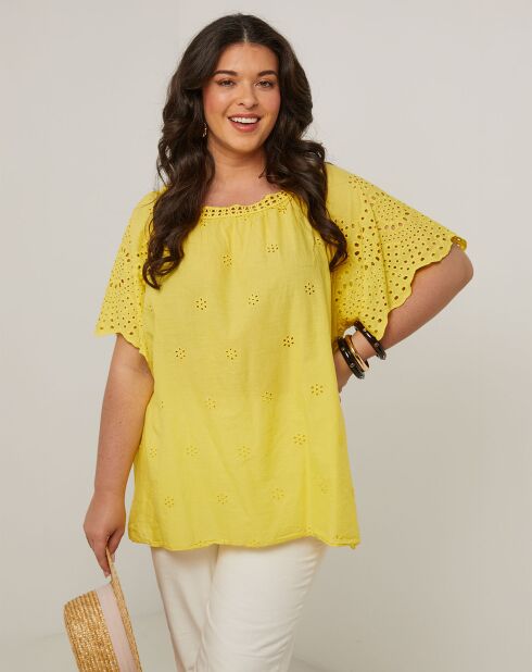 Top Berenice jaune