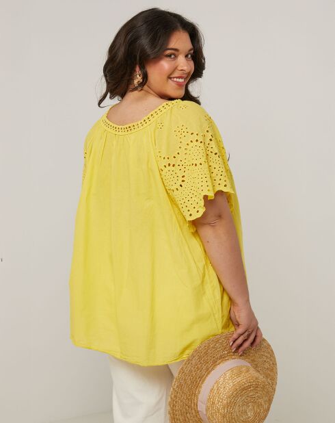 Top Berenice jaune