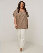 Top Berenice taupe