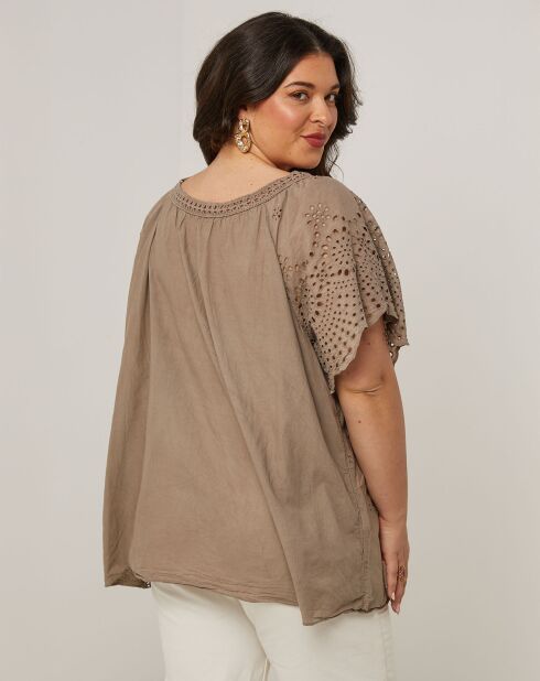 Top Berenice taupe
