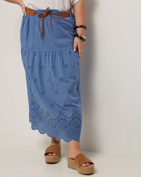 Jupe Amour indigo
